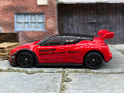 Loose Hot Wheels - Nissan Leaf Nismo RC02 - Red, Black and Silver