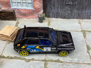Loose Hot Wheels - Lancia Delta Integrale Race Car - Black Race Livery — view 2