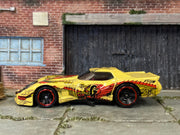 Loose Hot Wheels - 1976 Chevy Corvette Greenwood - Golden Dragon Art Car — view 3