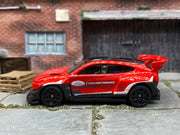 Loose Hot Wheels - Ford Mustang Mach-E 1400 - Red, Black and White Race Livery — view 3