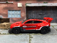 Loose Hot Wheels - Ford Mustang Mach-E 1400 - Red, Black and White Race Livery — view 3