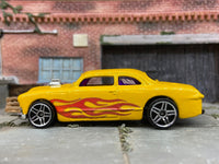 Hot Wheels 1950 Ford Shoe Box Dressed in Yellow with Flames — view 3