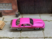 Loose Hot Wheels - 1988 Ford Thunderbird Pro Street T-Bird - Pink and Silver