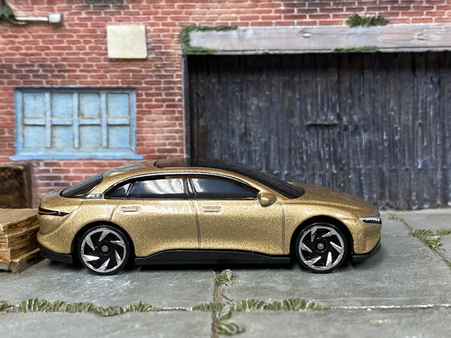 Loose Hot Wheels - Lucid Air - Gold
