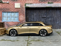 Loose Hot Wheels - Lucid Air - Gold — view 3