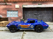 Hot Wheels Chevy Corvette Grand Sport – Blue Livery, Loose