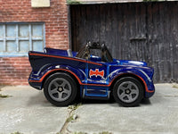 Loose Hot Wheels - Batman Batmobile 60's TV Series Car TOON'D - Blue — view 3