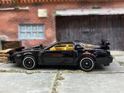 Loose Hot Wheels - Knight Rider KITT Super Pursuit Mode TV Series Car - Black — view 3