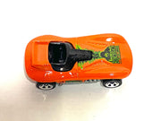 Loose Hot Wheels - Cat-A-Pult - Orange and Green Hunchback — view 2