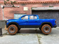 Loose Hot Wheels - 2020 Dodge Ram 1500 Rebel 4x4 Truck - Blue