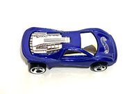 Loose Hot Wheels - Blue Streak - Blue and Chrome — view 2