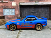 Loose Hot Wheels - 1989 Porsche 944 Turbo - Blue and Red Urban Outlaw Livery