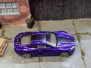Loose Hot Wheels - Aston Martin DBS - Purple, White and Black — view 2