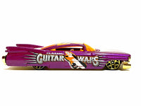 Loose Hot Wheels - 1959 Cadillac - Purple and Orange Guitar Wars