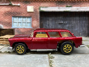 Loose Hot Wheels - 1955 Chevy Nomad - Dark Red and Tan