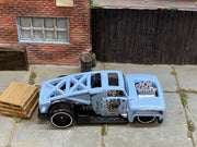 Loose Hot Wheels - Erikenstein Race Truck - Blue Gray 52 — view 2
