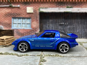 Loose Hot Wheels - Mazda RX-7 - Blue Greddy Livery — view 3