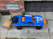 Loose Hot Wheels Toyota Tacoma Baja - Satin Blue — view 2