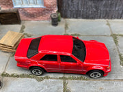 Loose Hot Wheels - Mercedes-Benz 500E - Red — view 2