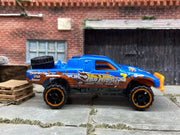 Loose Hot Wheels Toyota Tacoma Baja - Satin Blue — view 3