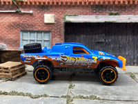 Loose Hot Wheels Toyota Tacoma Baja - Satin Blue — view 3