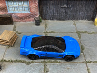 Loose Hot Wheels - 1990 Acura NSX - Blue — view 2