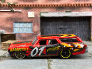Loose Hot Wheels 1970 Chevy Chevelle SS Station Wagon, Daredevils Livery — view 3