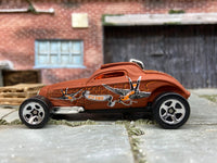 Loose Hot Wheels Soo Fast Deuce Roadster Hot Rod Dressed in Red Primer — view 3