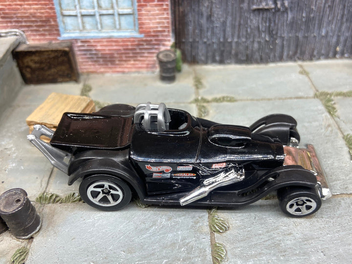 Loose Hot Wheels - Super Comp Dragster - Black Race Livery — view 2