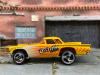 Loose Hot Wheels - 1957 Thunder Bird 57 T-Bird - Dads Taxi Yellow — view 3