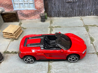 Loose Hot Wheels - 2019 Audi R8 Spyder - Red and Black — view 2