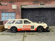 Loose Hot Wheels - Nissan Maxima Drift Car - White and Red Motul Racing 68 — view 3