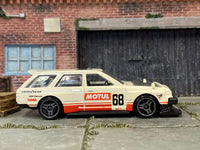 Loose Hot Wheels - Nissan Maxima Drift Car - White and Red Motul Racing 68 — view 3