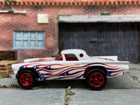 Loose Hot Wheels 1957 T-Bird, Stars & Stripes Flames