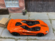 Loose Hot Wheels - Lamborghini Aventador J - Orange — view 2