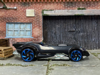 Loose Hot Wheels - Batman Batmobile "The Batman" Car - Black and Blue