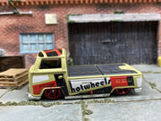 Loose Hot Wheels - VW Volkswagen T2 Pick Up - Tan, Red and Black — view 3