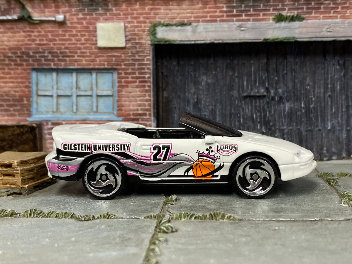 Loose Hot Wheels - 1995 Camaro Convertible - White Gilstein University Lords