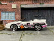 Loose Hot Wheels - 1995 Camaro Convertible - White Gilstein University Lords — view 3