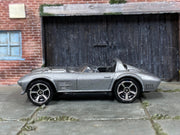 Loose Hot Wheels - Chevy Corvette Grand Sport Roadster - Silver — view 3