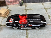 Loose Hot Wheels - Chevy Corvette Stingray - Black, White and Red — view 2