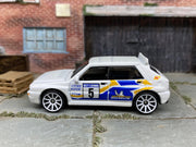 Loose Hot Wheels - Lancia Delta Integrale Race Car - White Race Livery — view 3