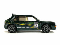 Loose Hot Wheels - Lancia Delta Integrale Race Car - Green 8 Race Livery