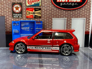 Loose Hot Wheels Honda Civic EF - Red and White — view 3