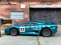 Loose Hot Wheels - Jaguare XJ220 - Teal — view 3
