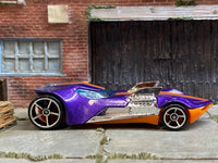 Loose Hot Wheels - Twin Mill III - Purple and Orange