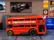 Loose Hot Wheels - Trouble Decker Drag Bus - Red — view 3