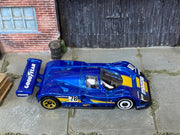 Loose Hot Wheels - Mazda 787B Race Car - Blue and Yellow Goodyear — view 2