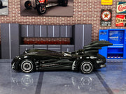 Loose Hot Wheels - Batman and Robin Batmobile - Black and Chrome — view 3