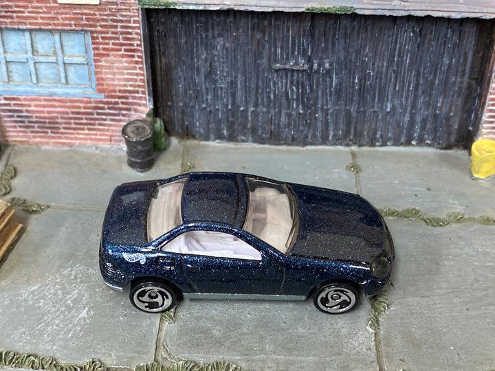 Loose Hot Wheels - Mercedes-Benz SLK - Blue — view 2